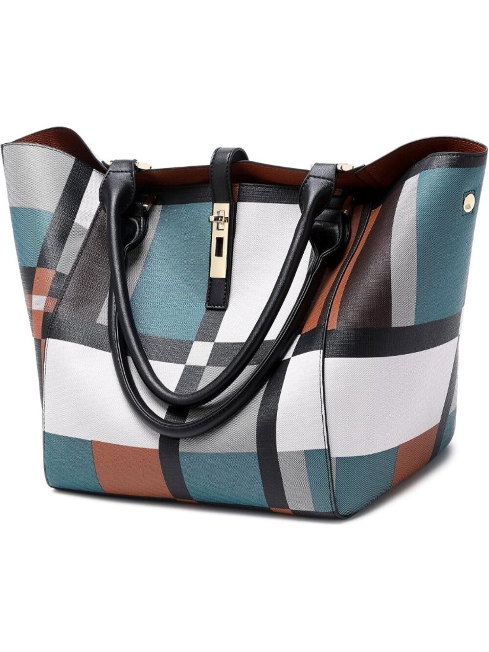 Spacious Women's Work Tote Bag - Stylish Big Bucket Purse, Chic Handbag
